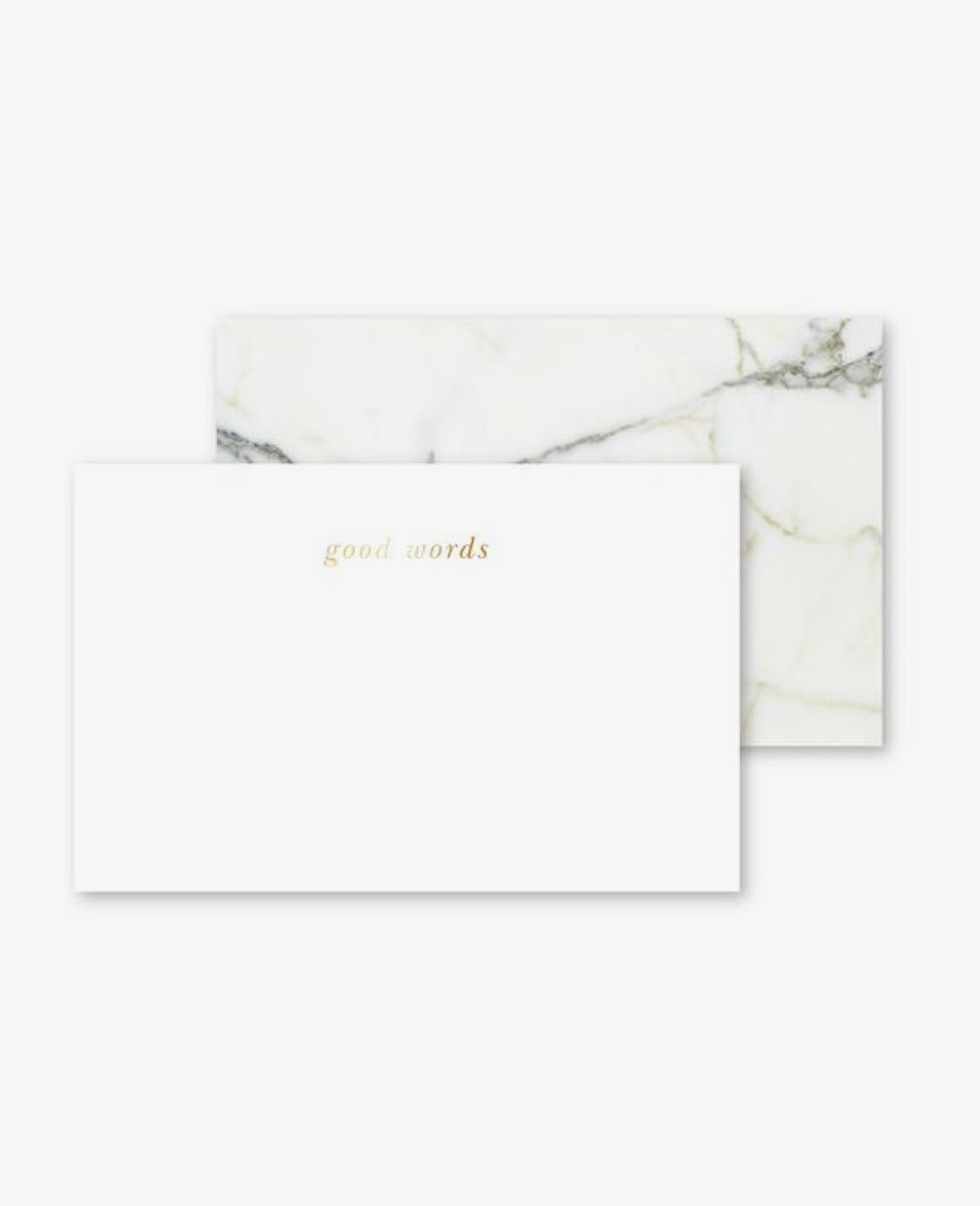 Conjunto de tarjetas de notas de acrílico "Quips and Queries"