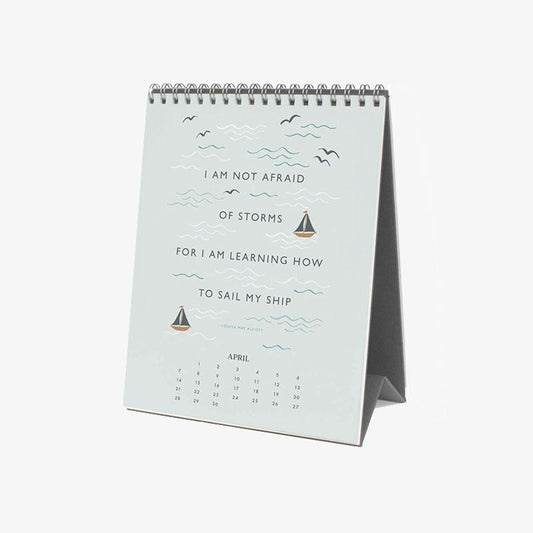 2019 Inspirational Quote Desk Calendar