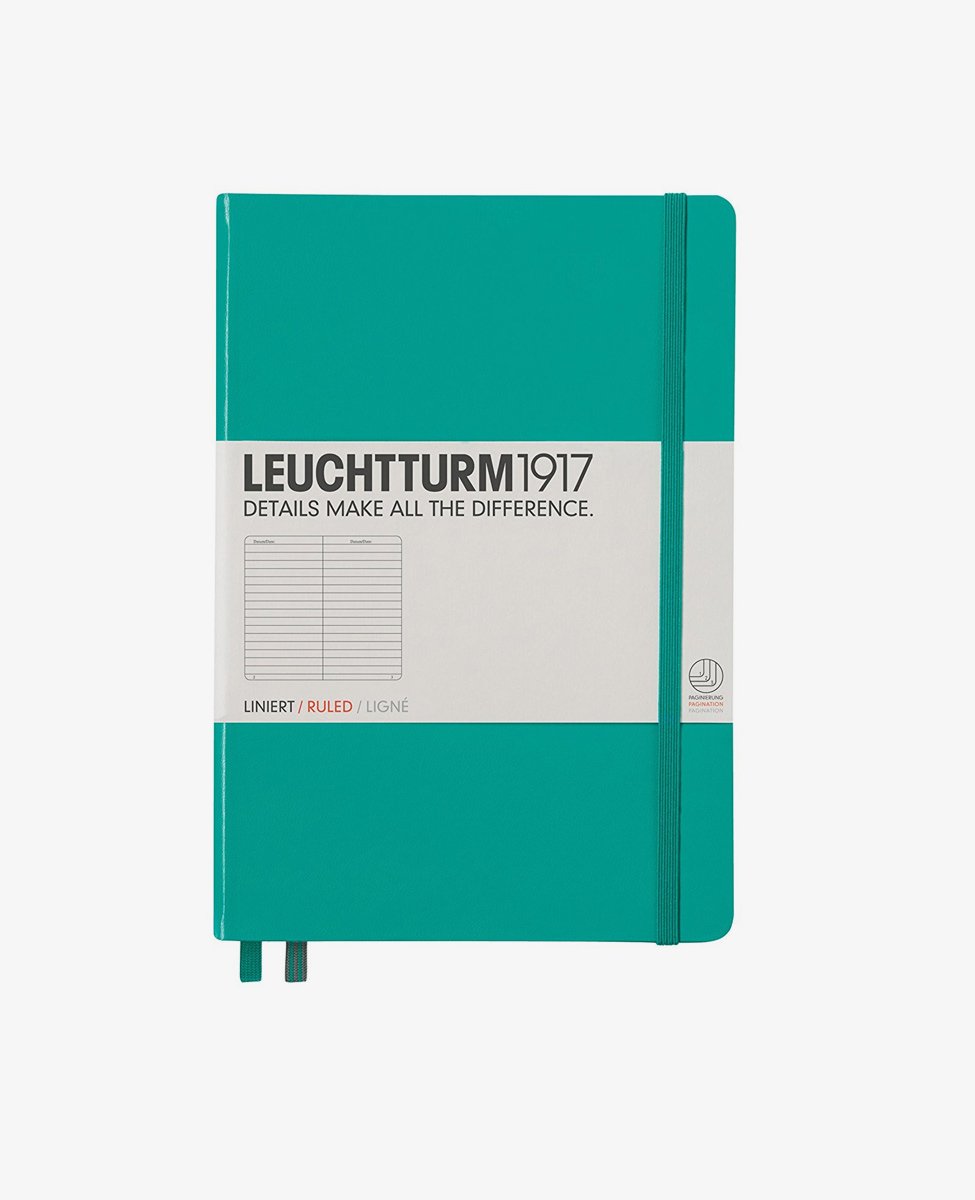 Leuchtturm1917 Cuaderno mediano de tapa dura