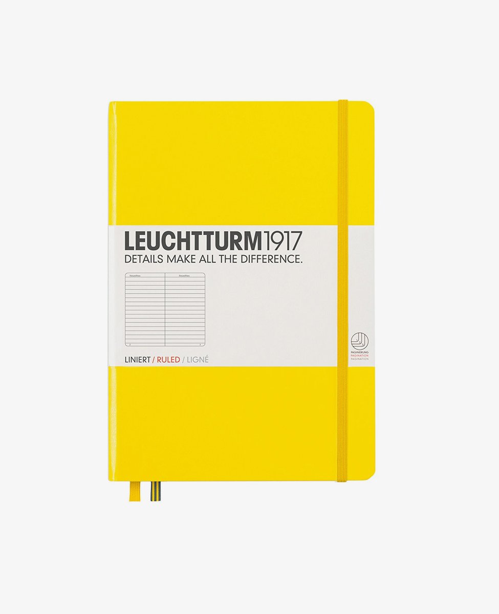 Leuchtturm1917 Cuaderno mediano de tapa dura