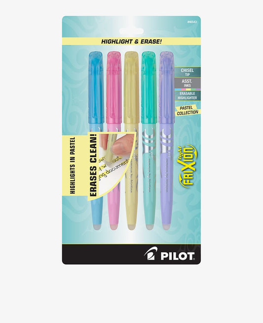 Pilot FriXion Erasable Highlighters - Surtido Color 5-pack