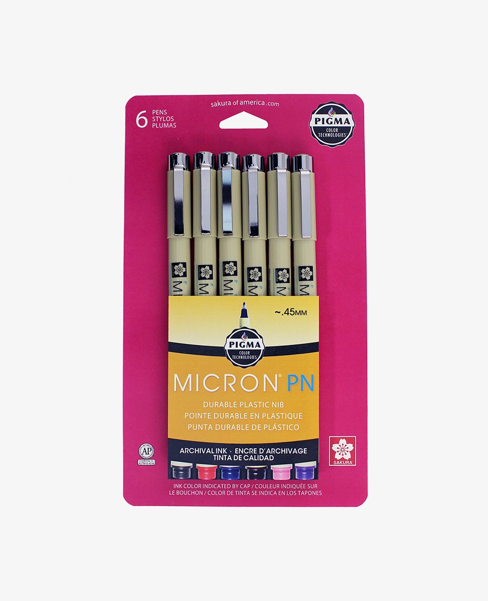 Pigma® Micron® PN Surtido 6-pack