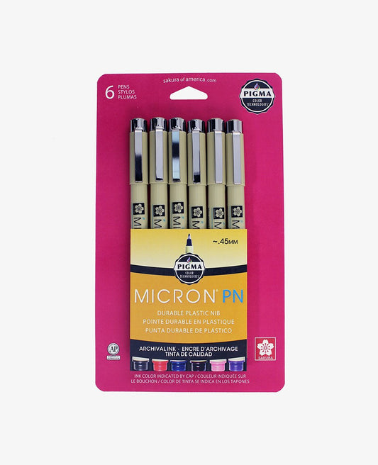 Pigma® Micron® PN Surtido 6-pack