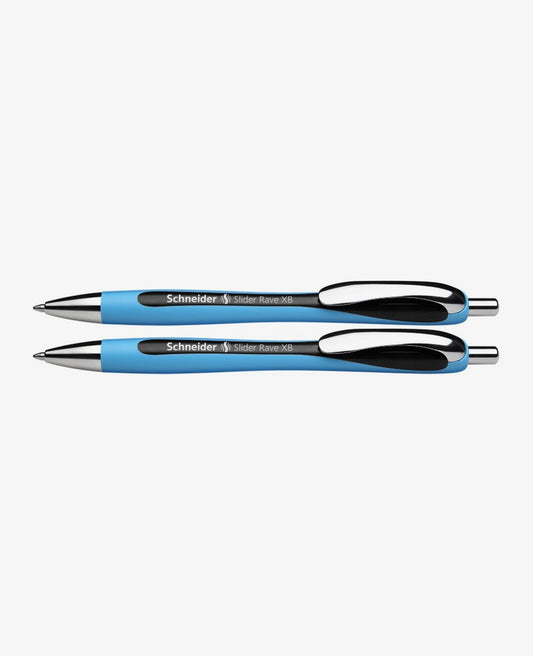 Schneider Slider Rave Retractable Ballpoint Pen 2-Pack