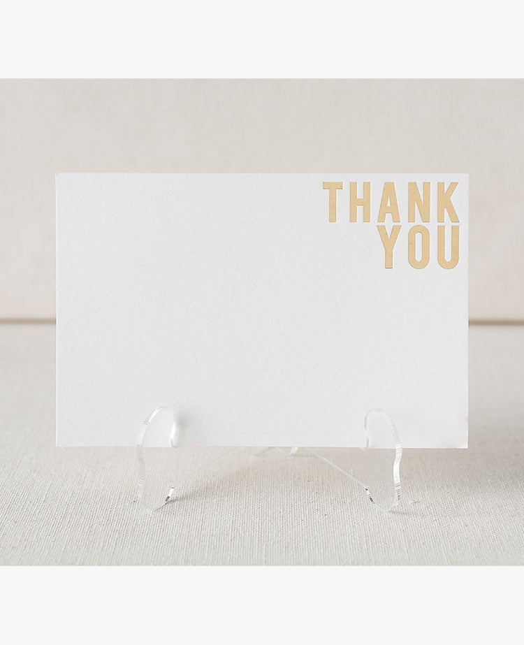 Modern - Flat Thank You Card Set