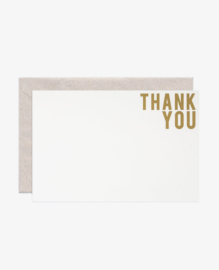 Modern - Flat Thank You Card Set