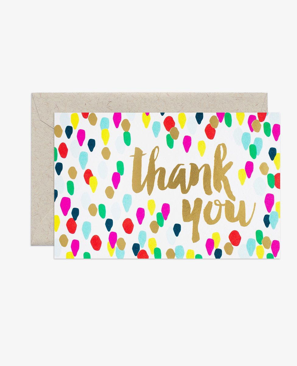 Confetti - Thank You Card Set