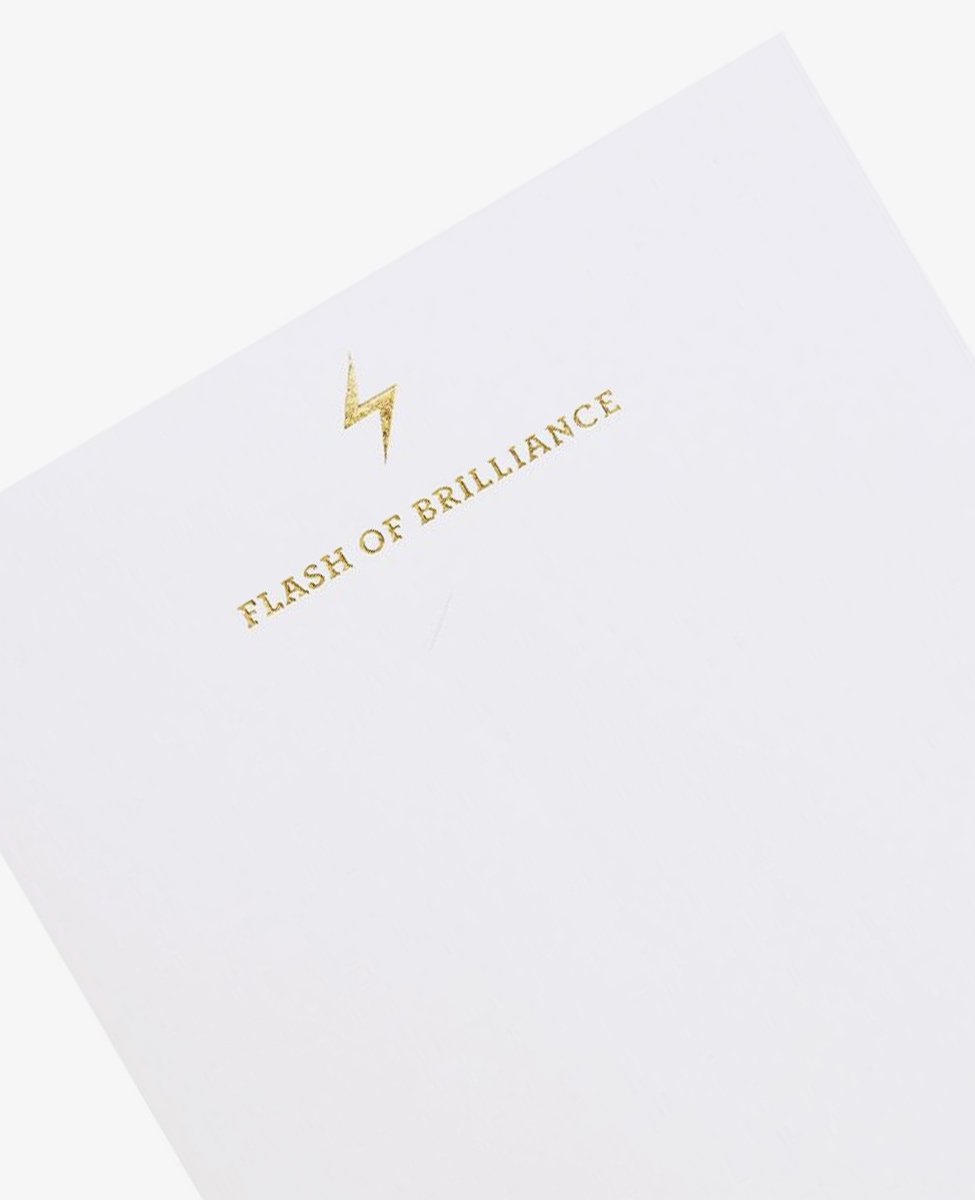 Flash of Brilliance Notepad