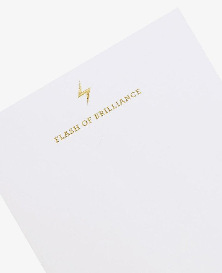 Flash of Brilliance Notepad