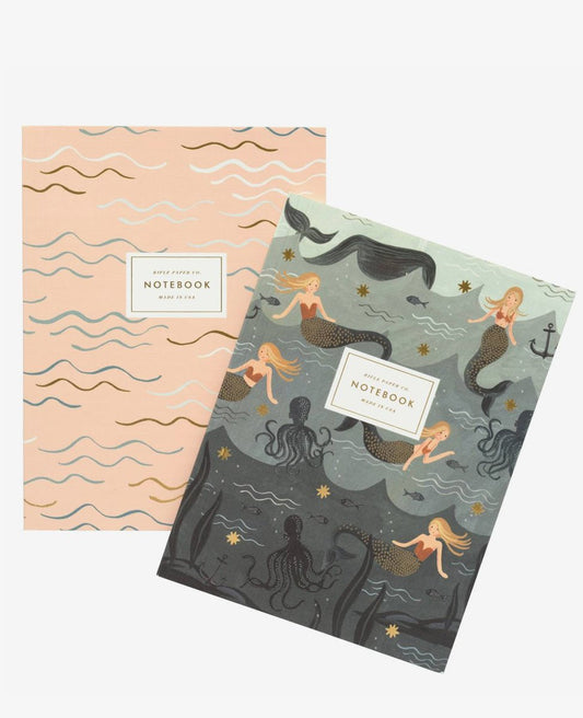 Softcover Notebook Set - Mermaid