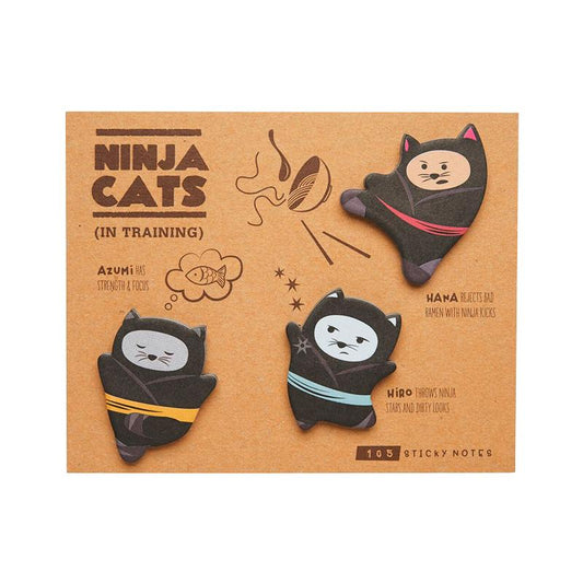 Ninja Cats Almohadillas Adhesivas