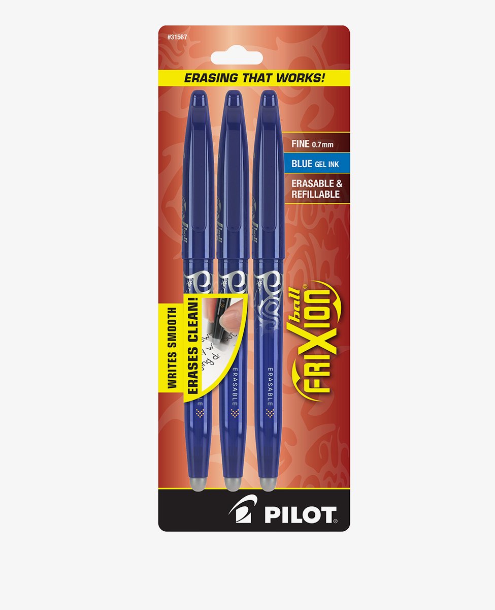 Pilot FriXion Erasable Gel Pens - 3-Pack