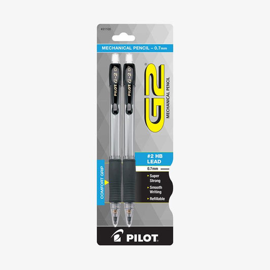 Pilot G2 Mechanical Pencils 0.7mm 2-Pack