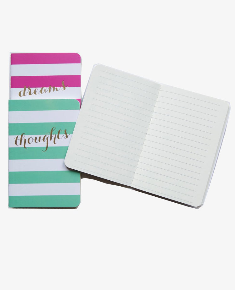 Wide Stripe Pocket Jotters