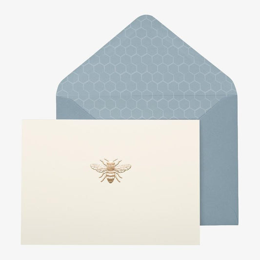 Equipo de tarjetas en blanco