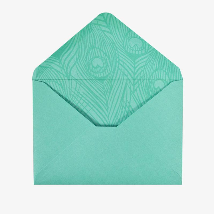 Peacock - Blank Card Set