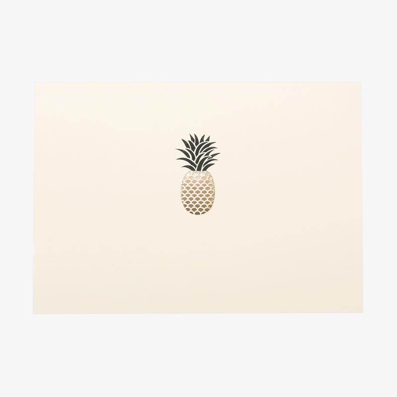 Piña - Juego de tarjetas en blanco