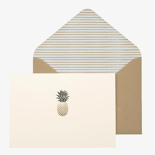 Piña - Juego de tarjetas en blanco