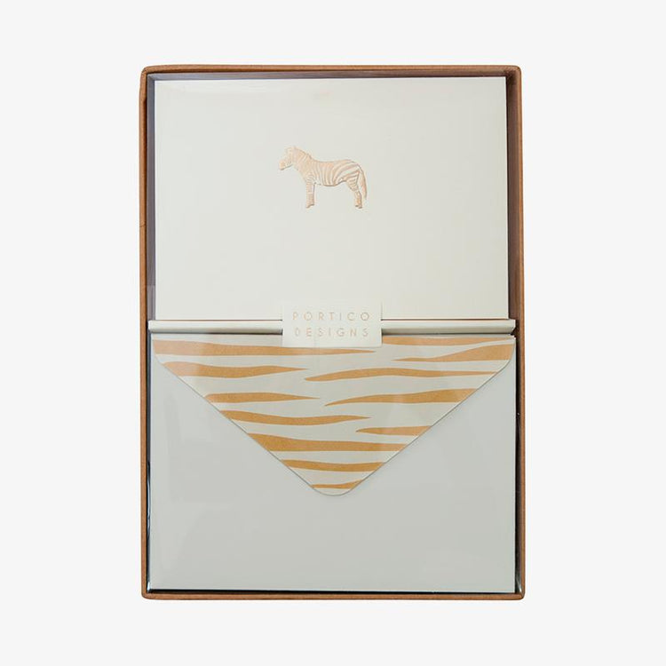 Zebra - Blank Card Set