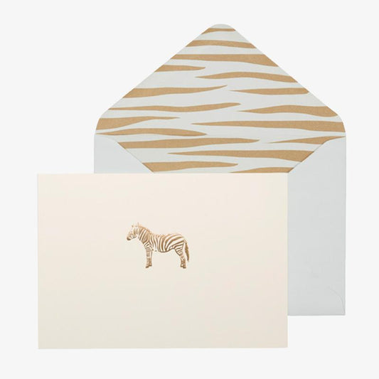 Zebra - Juego de tarjetas en blanco