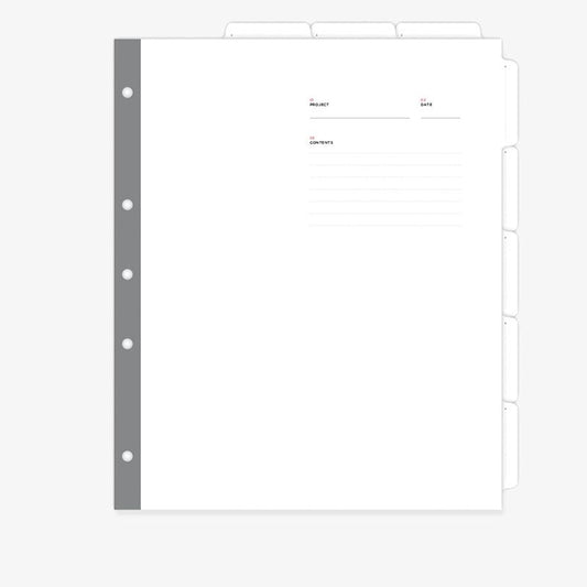 Divisores Binder de 8 lengüetas