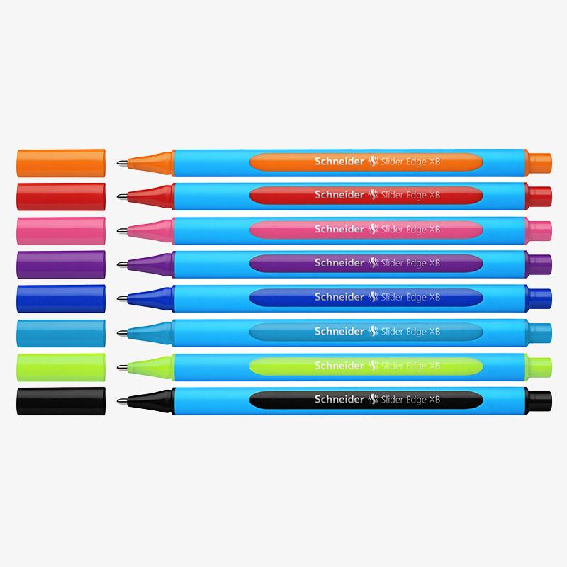 Schneider Slider Edge XB Ballpoint Pen Assorted Color 8-Pack