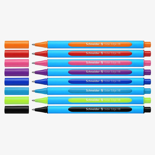 Schneider Slider Edge XB Ballpoint Pen Assorted Color 8-Pack