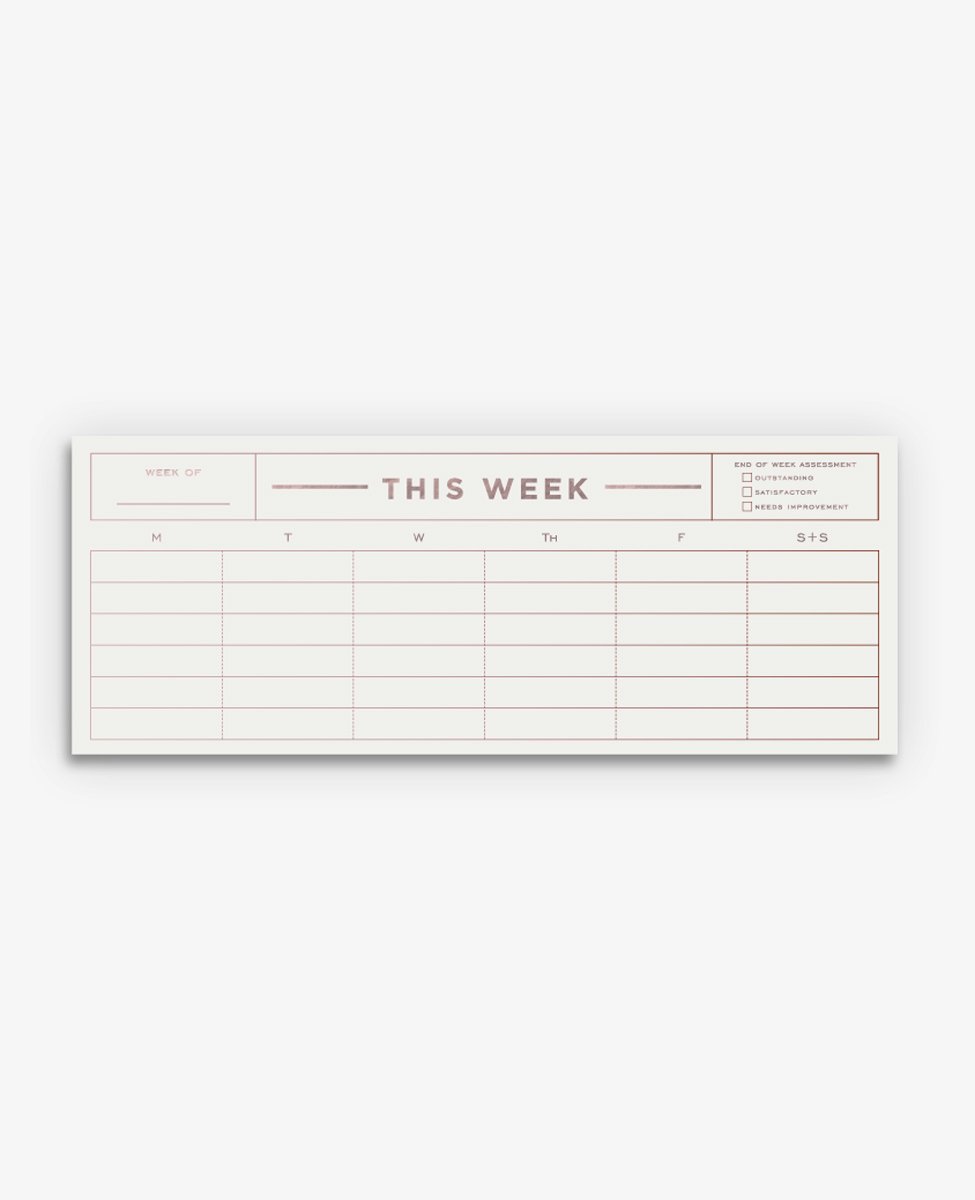 This Week Notepad