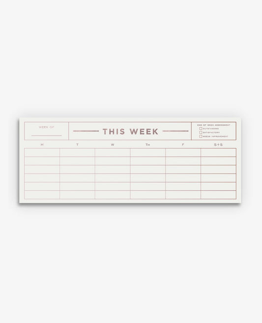 This Week Notepad