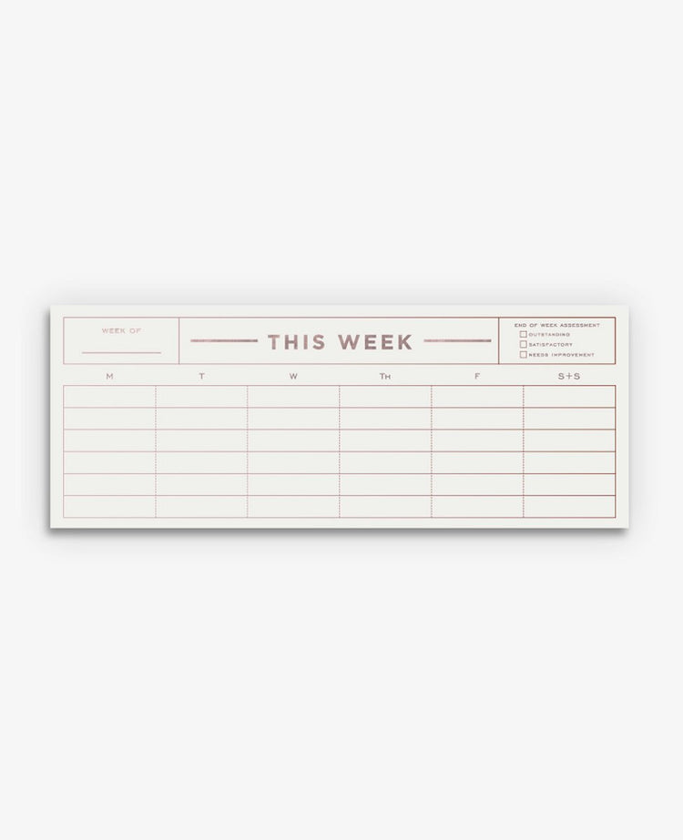 This Week Notepad