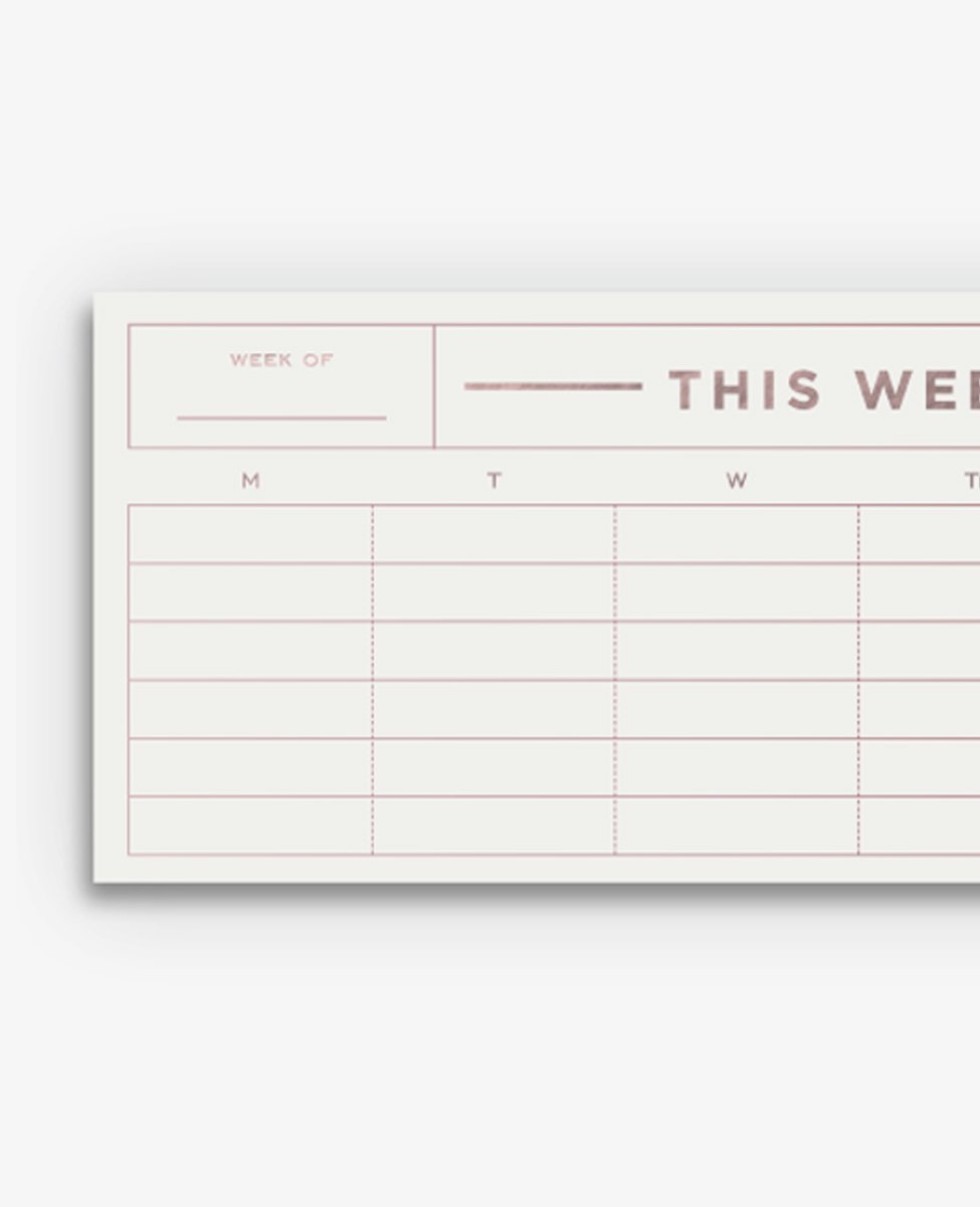 This Week Notepad