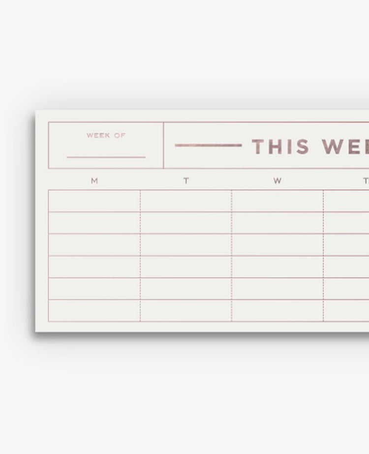 This Week Notepad