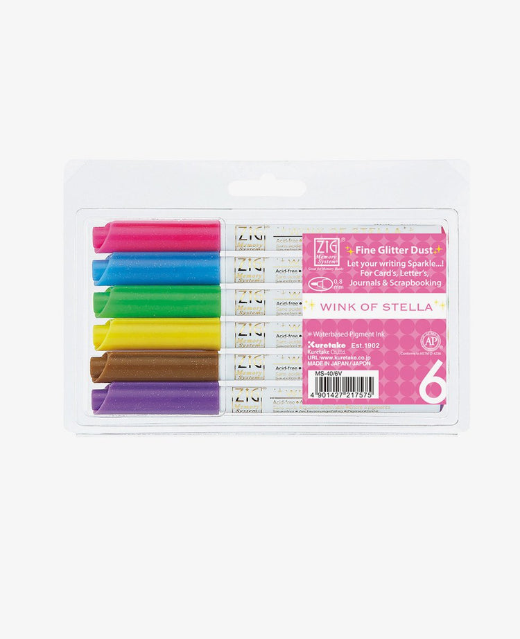 Wink of Stella Glitter Pens Assorted 6-Pack